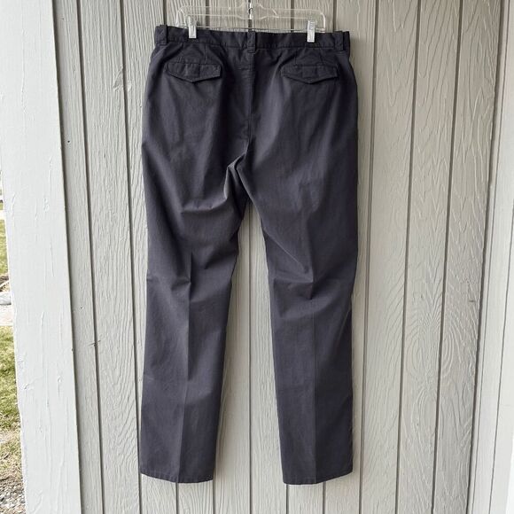 John Varvatos Gray Straight-Leg Luxury Tailored Trousers European - 38 - Picture 4 of 8